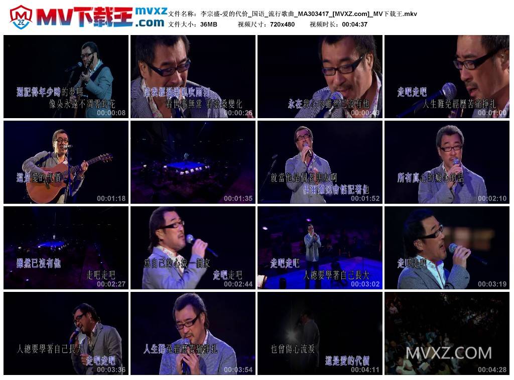 李宗盛-爱的代价_国语_流行歌曲_MA303417